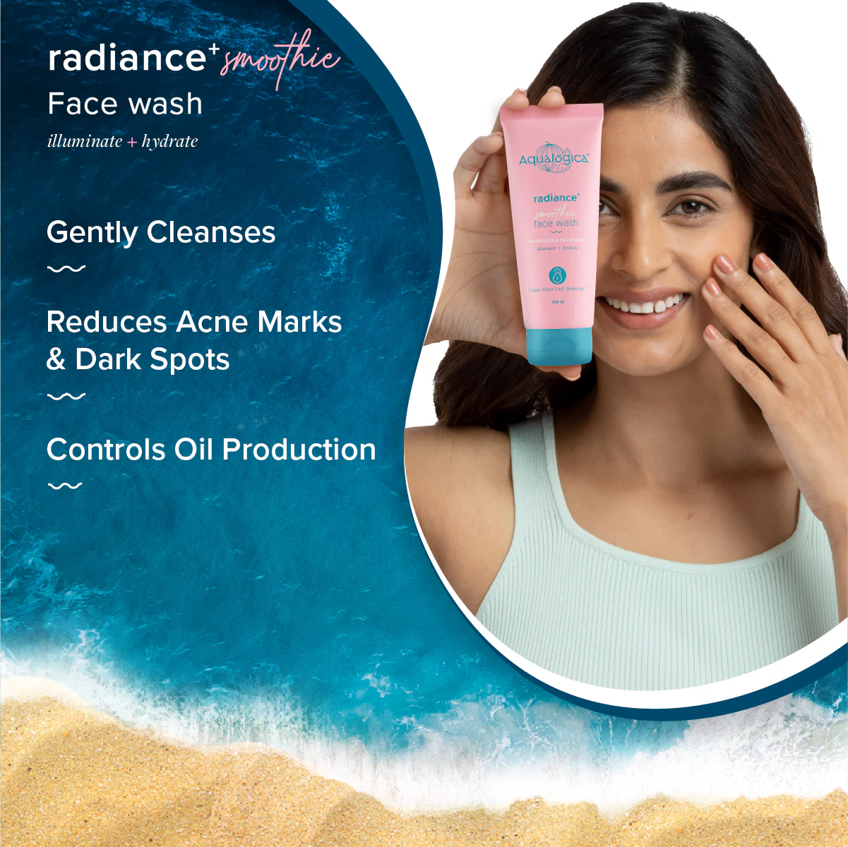 FREEBIE Radiance+ Smoothie Face Wash with Watermelon & Niacinamide for Clear & Oil-Free Skin - 100ml - Image 3