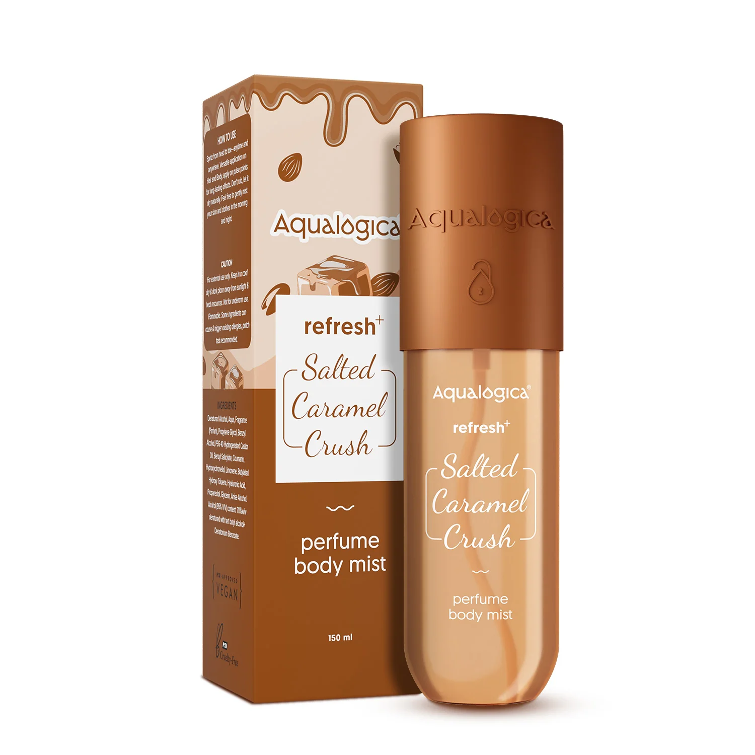 Refresh+ Perfume Body Mist - Salted Caramel Crush 150ml - Image 3