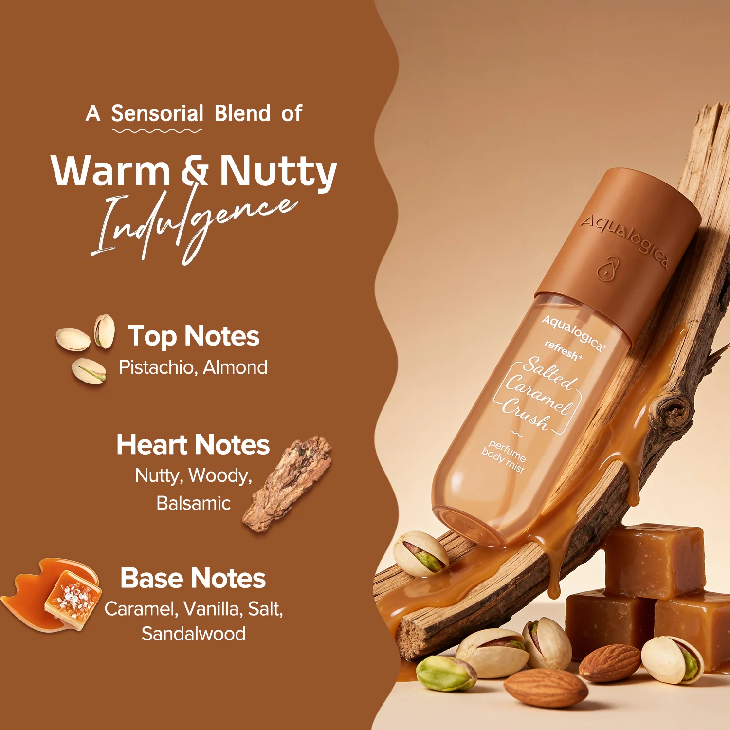 Refresh+ Perfume Body Mist - Salted Caramel Crush 150ml - Image 4