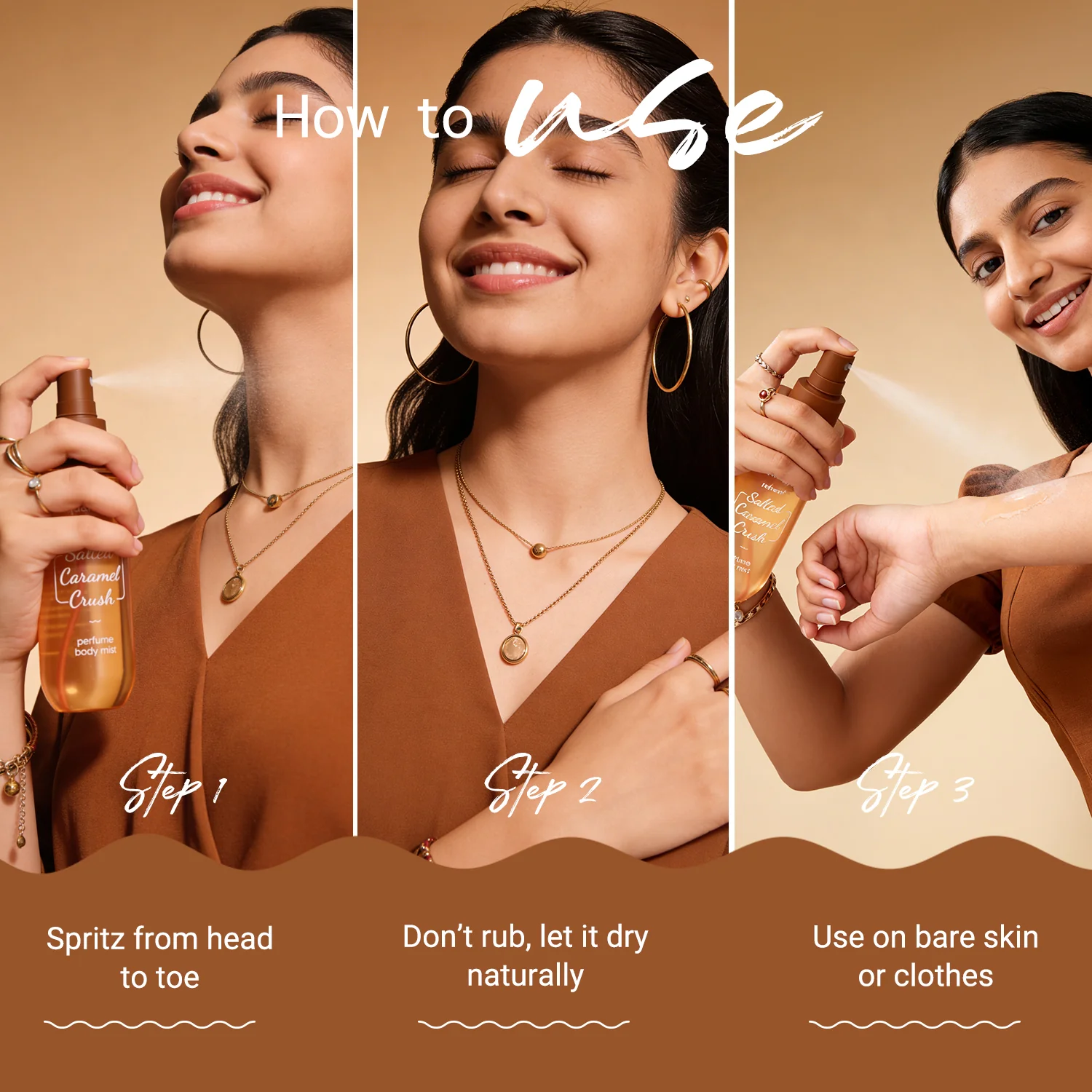 Refresh+ Perfume Body Mist - Salted Caramel Crush 150ml - Image 8