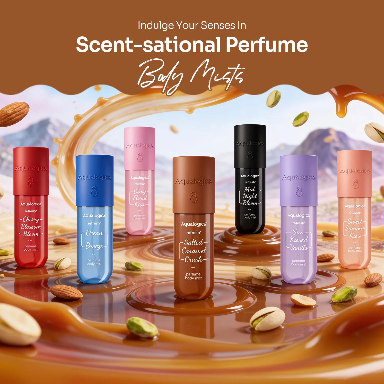 Refresh+ Perfume Body Mist - Salted Caramel Crush 150ml - Image 9
